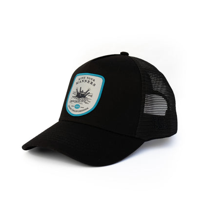 MINE YOUR MANNER TRUCKER HAT