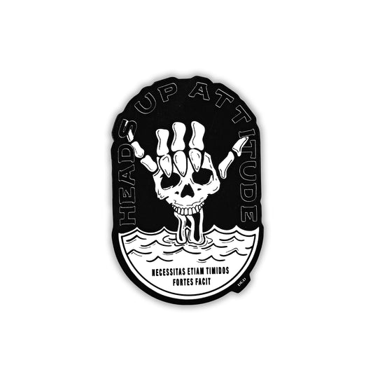 "HEADS UP" STICKER